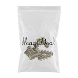 Maxbell 10Pcs Multi 3 Strand Slide Lock Magnetic Tube Brass Clasps DIY Making Bronze