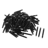 Maxbell 100Pieces Fountain Pen Ink Cartridges Ink Pen Refills Stationery Black 3.4mm
