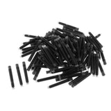 Maxbell 100Pieces Fountain Pen Ink Cartridges Ink Pen Refills Stationery Black 3.4mm