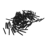Maxbell 100Pieces Fountain Pen Ink Cartridges Ink Pen Refills Stationery Black 3.4mm