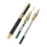 Maxbell 3Pc/Set Fountain Ink Pen Nib Pen Calligraphy Office School Stationery Black
