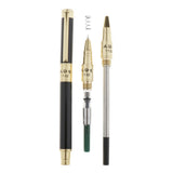 Maxbell 3Pc/Set Fountain Ink Pen Nib Pen Calligraphy Office School Stationery Black