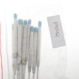 Maxbell 10pcs Metal Ballpoint Pen Refills Ink Ball Point Pen Replacement Blue