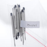 Maxbell 10pcs Metal Ballpoint Pen Refills Ink Ball Point Pen Replacement Black Ink