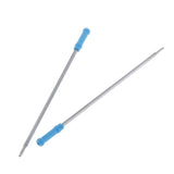 Maxbell 10pcs/Pack Metal Ballpoint Pen Refills Ink Ball Point Pen Replacement blue