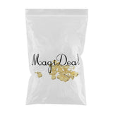 Maxbell 20Pcs Blank 12mm Round Bezel Glue Base Cup Cuff Links DIY Cufflink Golden