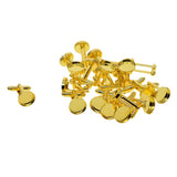 Maxbell 20Pcs Blank 12mm Round Bezel Glue Base Cup Cuff Links DIY Cufflink Golden