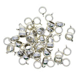 Maxbell 50 Pieces Hollow Bail Hanger Dangle Spacer Beads Fitting European Bracelet