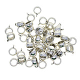 Maxbell 50 Pieces Hollow Bail Hanger Dangle Spacer Beads Fitting European Bracelet