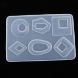 Max Geometric Crystal Silicone Molds Jewelry Making Moulds DIY Crafts 14.5x9.5cm