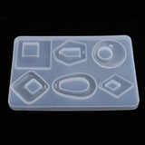 Max Geometric Crystal Silicone Molds Jewelry Making Moulds DIY Crafts 14.5x9.5cm