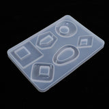 Max Geometric Crystal Silicone Molds Jewelry Making Moulds DIY Crafts 14.5x9.5cm