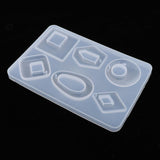 Max Geometric Crystal Silicone Molds Jewelry Making Moulds DIY Crafts 14.5x9.5cm