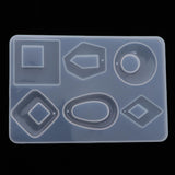 Max Geometric Crystal Silicone Molds Jewelry Making Moulds DIY Crafts 14.5x9.5cm