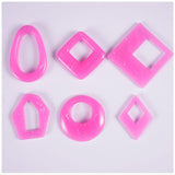 Maxbell Geometric Crystal Silicone Molds Jewelry Making Moulds DIY Crafts 12.1x8cm