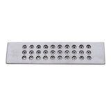 Maxbell Square 30 Holes Tungsten Carbide Metal Wire Drawplate Jewelry Tool 0.55-3mm