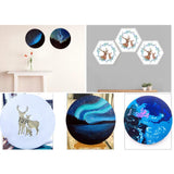 Max Heart Blank Canvas Stretched Wooden Frame For Oil Acrylic Painting 11.8 inch