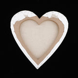 Max Heart Blank Canvas Stretched Wooden Frame For Oil Acrylic Painting 11.8 inch
