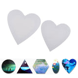 Max Heart Blank Canvas Stretched Wooden Frame For Oil Acrylic Painting 11.8 inch