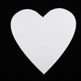 Max Heart Blank Canvas Stretched Wooden Frame For Oil Acrylic Painting 11.8 inch