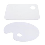 Maxbell Clear Acrylic Paint Tray Palette for Watercolor Oil Acrylic Paint Art Oval