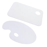 Maxbell Clear Acrylic Paint Tray Palette for Watercolor Oil Acrylic Paint Art Oval