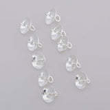 Maxbell 10 Pieces Pearl Screw Eye Pin Bail Peg Pendants Jewelry Making Findings 5mm