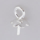 Maxbell 10 Pieces Bail Clasp with Cup Pin Beads Cap with Loop Findings plum blossom