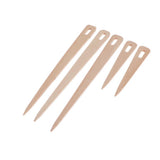 Max 5pcs wooden weaving knitting shuttle stick needle shape DIY tool 11/20cm