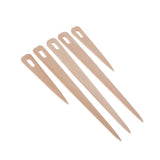 Max 5pcs wooden weaving knitting shuttle stick needle shape DIY tool 11/20cm