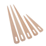 Max 5pcs wooden weaving knitting shuttle stick needle shape DIY tool 11/20cm