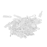 Max 50 Pieces Blank Rectangle Bezel Glue On Bails Charm Pendant Cabochon DIY