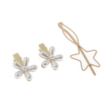 Max 3pcs pearl Barrette Pin hair clip pins hair jewelry  green group 4