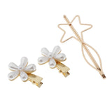 Max 3pcs pearl Barrette Pin hair clip pins hair jewelry  green group 4