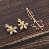 Max 3pcs pearl Barrette Pin hair clip pins hair jewelry  green group 4