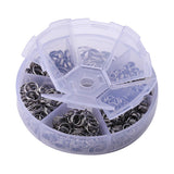 Max 600Pcs Key Link Rings Bulk for Keychain Attachment Jewel Making Organization