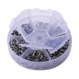 Max 600Pcs Key Link Rings Bulk for Keychain Attachment Jewel Making Organization