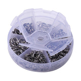 Max 600Pcs Key Link Rings Bulk for Keychain Attachment Jewel Making Organization
