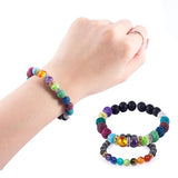Max 600pcs lava beads crystal agate gemstone loose spacer beads crafts