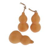 Max 3 Pieces Natural Gourds Unpainted Crafts Home Key Chain Hanging Ornament