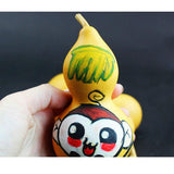 Max 3 Pieces Natural Gourds Unpainted Crafts Home Key Chain Hanging Ornament