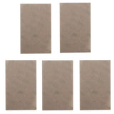 Maxbell 5 Sheet Silicone Gel Ruler Grips Non Slip Adhesive Rings Sewing Craft Clear