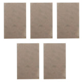 Maxbell 5 Sheet Silicone Gel Ruler Grips Non Slip Adhesive Rings Sewing Craft Clear