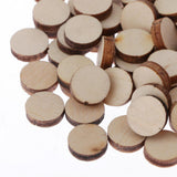 Max 100x Unfinished Wooden Shaped Embellishments Crafts Tags Wedding Party