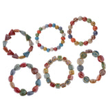 Maxbell 3 Sets Fashion Women Boho Ceramic Porcelain Charms Beads Bracelets Jewelry