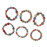 Maxbell 3 Sets Fashion Women Boho Ceramic Porcelain Charms Beads Bracelets Jewelry