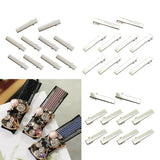 Maxbell 10Piece Alligator Hair Clip Flat Single Prong Hair Clip DIY Headdress 3.2cm