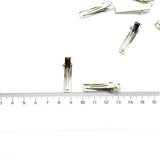 Maxbell 10Piece Alligator Hair Clip Flat Single Prong Hair Clip DIY Headdress 3.2cm