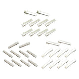 Maxbell 10Piece Alligator Hair Clip Flat Single Prong Hair Clip DIY Headdress 3.2cm
