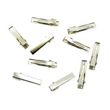 Maxbell 10Piece Alligator Hair Clip Flat Single Prong Hair Clip DIY Headdress 3.2cm